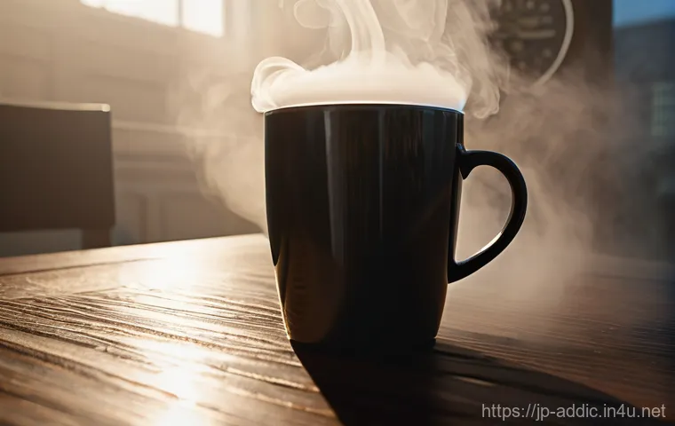 카페인 중독과 운동 치료 - Here are three detailed image prompts: